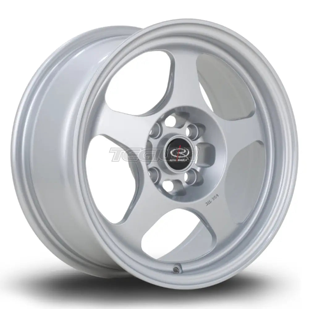 Rota Slip Alloy Wheel 15x7 ET28 4x100 Silver 67.1mm CB
