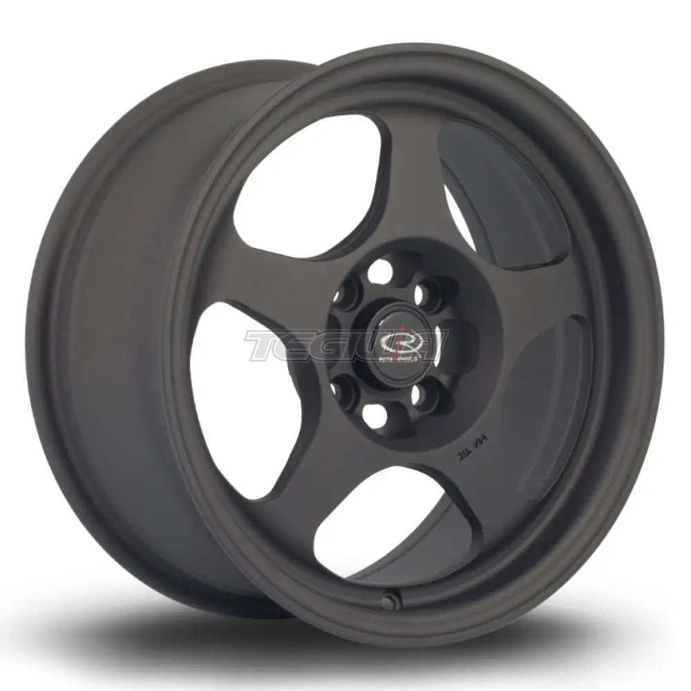 Rota Slip Alloy Wheel 15x7 ET40 4x108 Flat Black 2 73mm CB