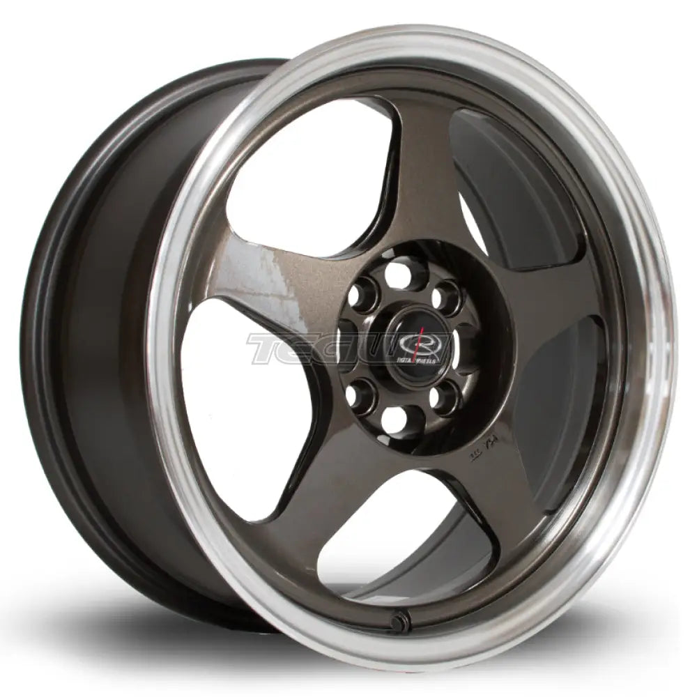 Rota Slip Alloy Wheel 16x7 ET40 4x100 Gunmetal Polished Lip 67.1mm CB