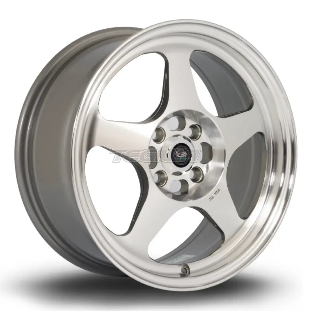 Rota Slip Alloy Wheel 16x7 ET40 4x100 Steelgrey Polished Face 67.1mm CB