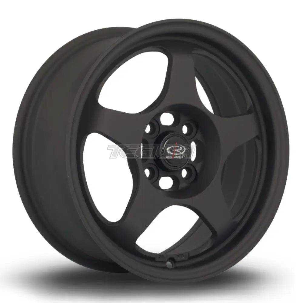 Rota Slipstream FF10 Alloy Wheel 15x6.5 ET35 4x100 Flat Black 2 67.1mm CB