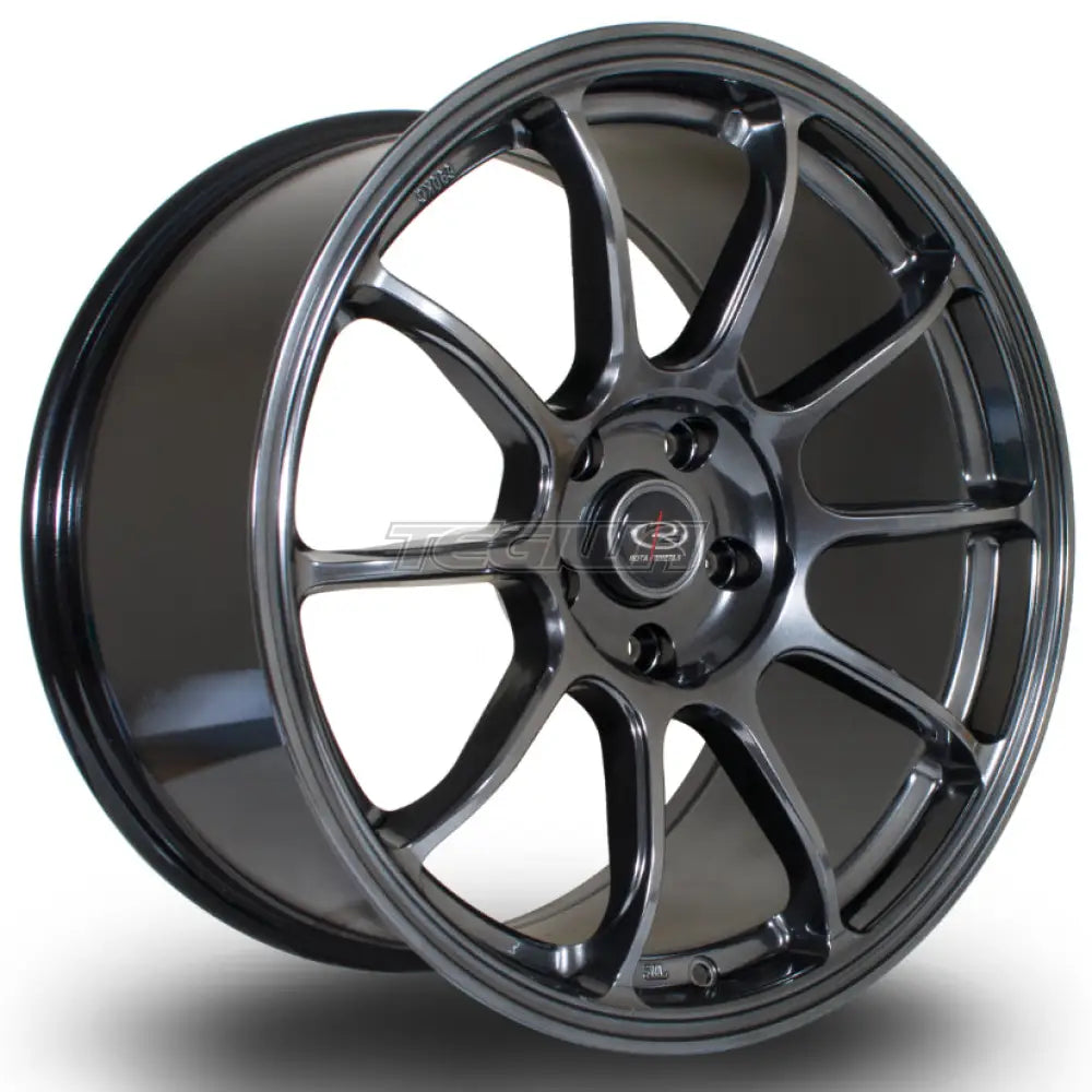 Rota SS10 Alloy Wheel 18x9.5 ET38 5x114 Hyper Black 73mm CB