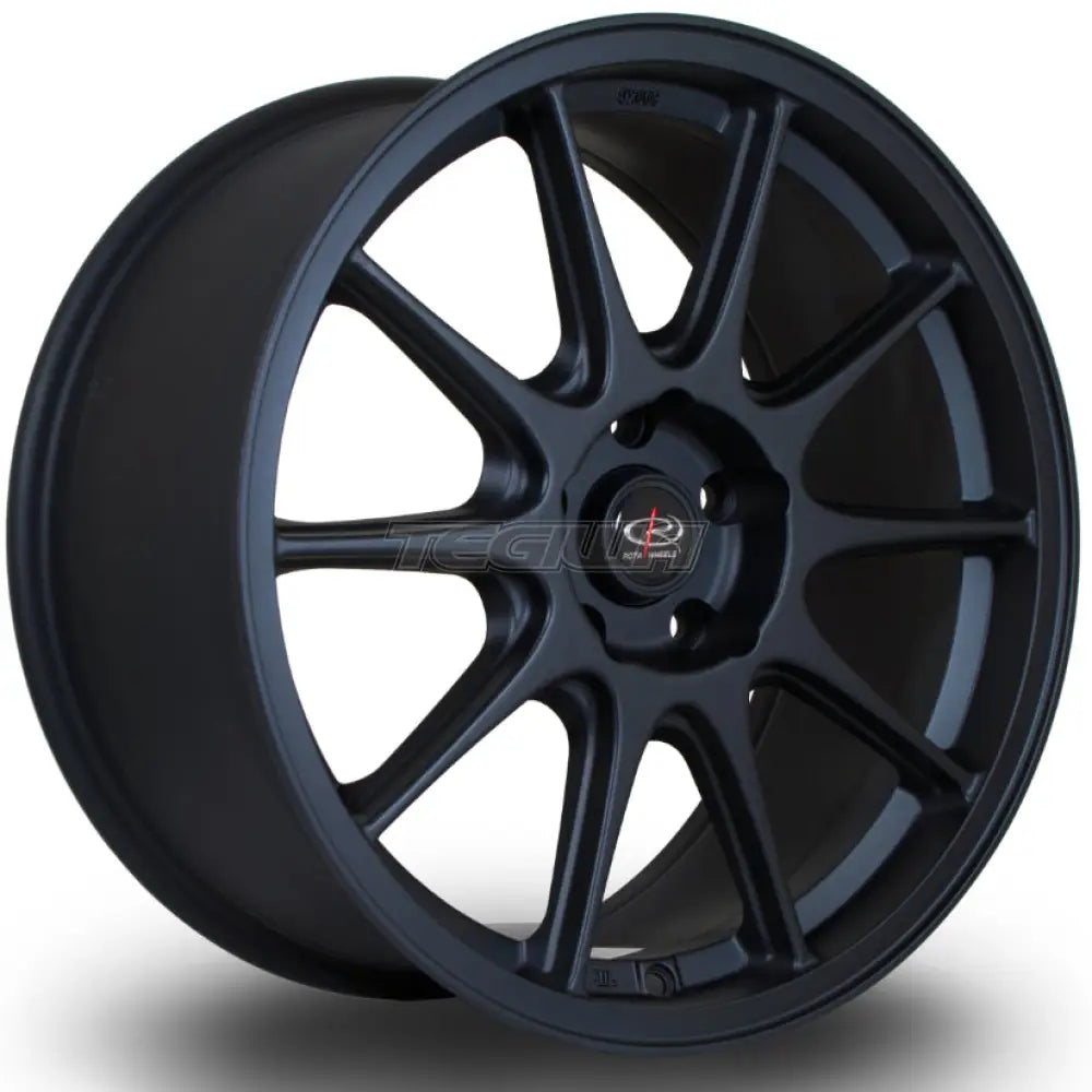 Rota Strike Alloy Wheel 18x8.5 ET44 5x108 Flat Black 73mm CB