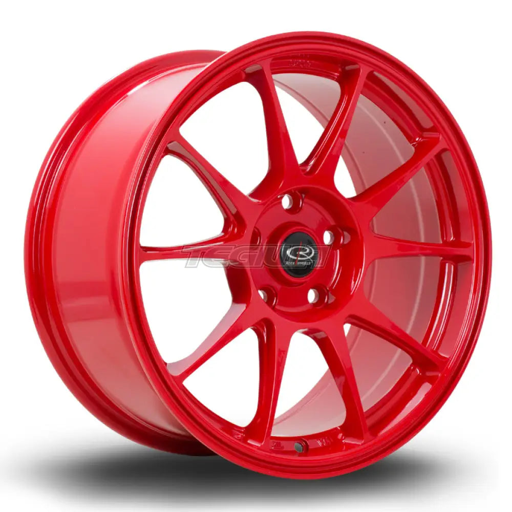 Rota Titan Alloy Wheel 17x8 ET42 5x114 Red 73mm CB