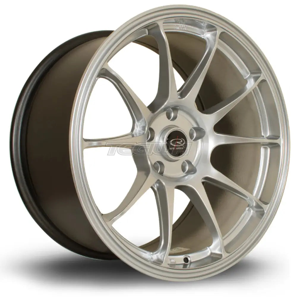 Rota Titan Alloy Wheel 18x9.5 ET35 5x100 Hyper Silver 73mm CB