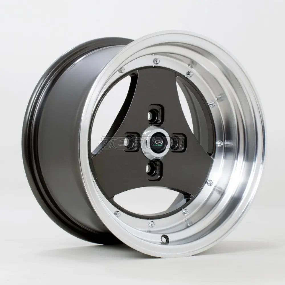 Rota Triad Alloy Wheel 15x8 ET0 4x114 Gunmetal Polished Lip 73mm CB