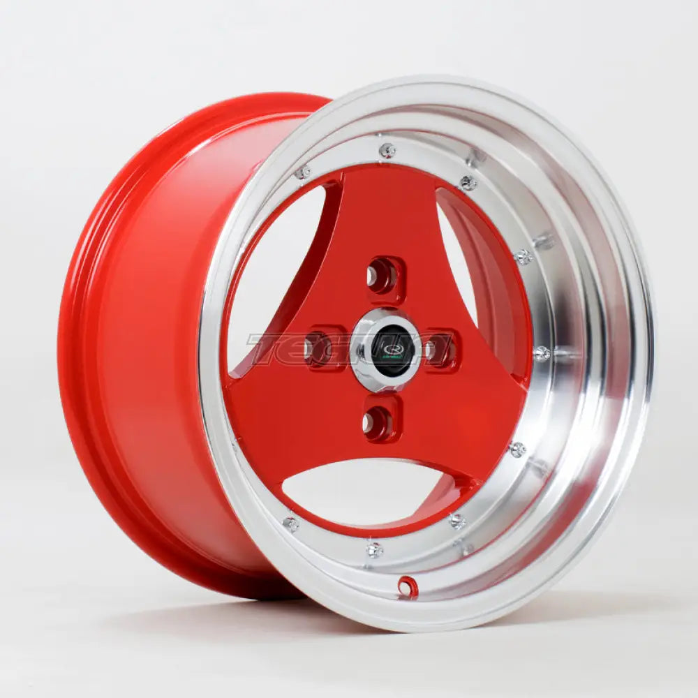 Rota Triad Alloy Wheel 15x8 ET0 4x114 Red Polished Lip 73mm CB