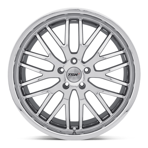 TSW SNETTERTON Alloy Wheel 17x8 ET45 5x112 Chrome 72.1mm CB