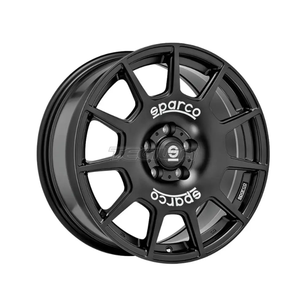 SPARCO Sparco Terra Alloy Wheel 18x8 ET35 5x114.3 Matt Black White Lettering 73mm CB