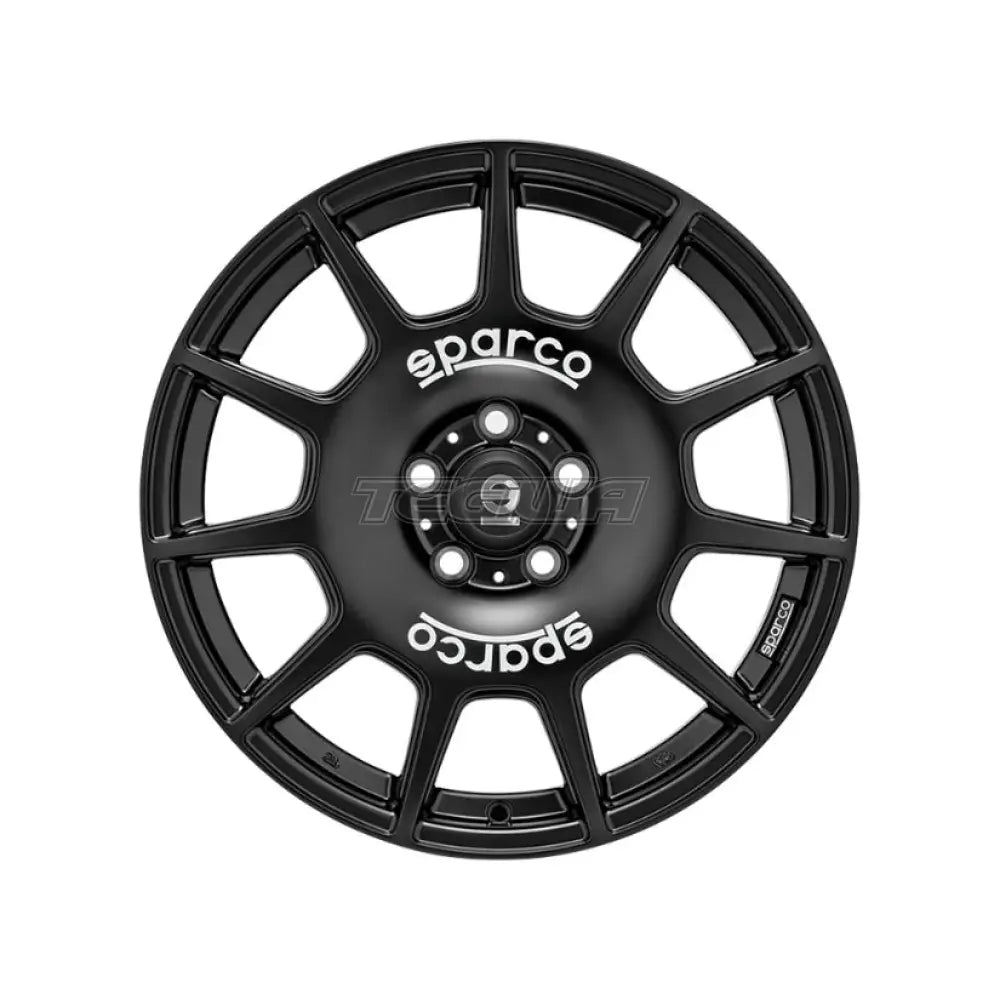 SPARCO Sparco Terra Alloy Wheel 18x8 ET45 5x108 Matt Black White Lettering 73mm CB