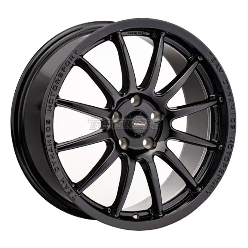 Team Dynamics Pro Race 1.2 Alloy Wheel 17x7 ET38 4x100 Gloss Black 73mm CB