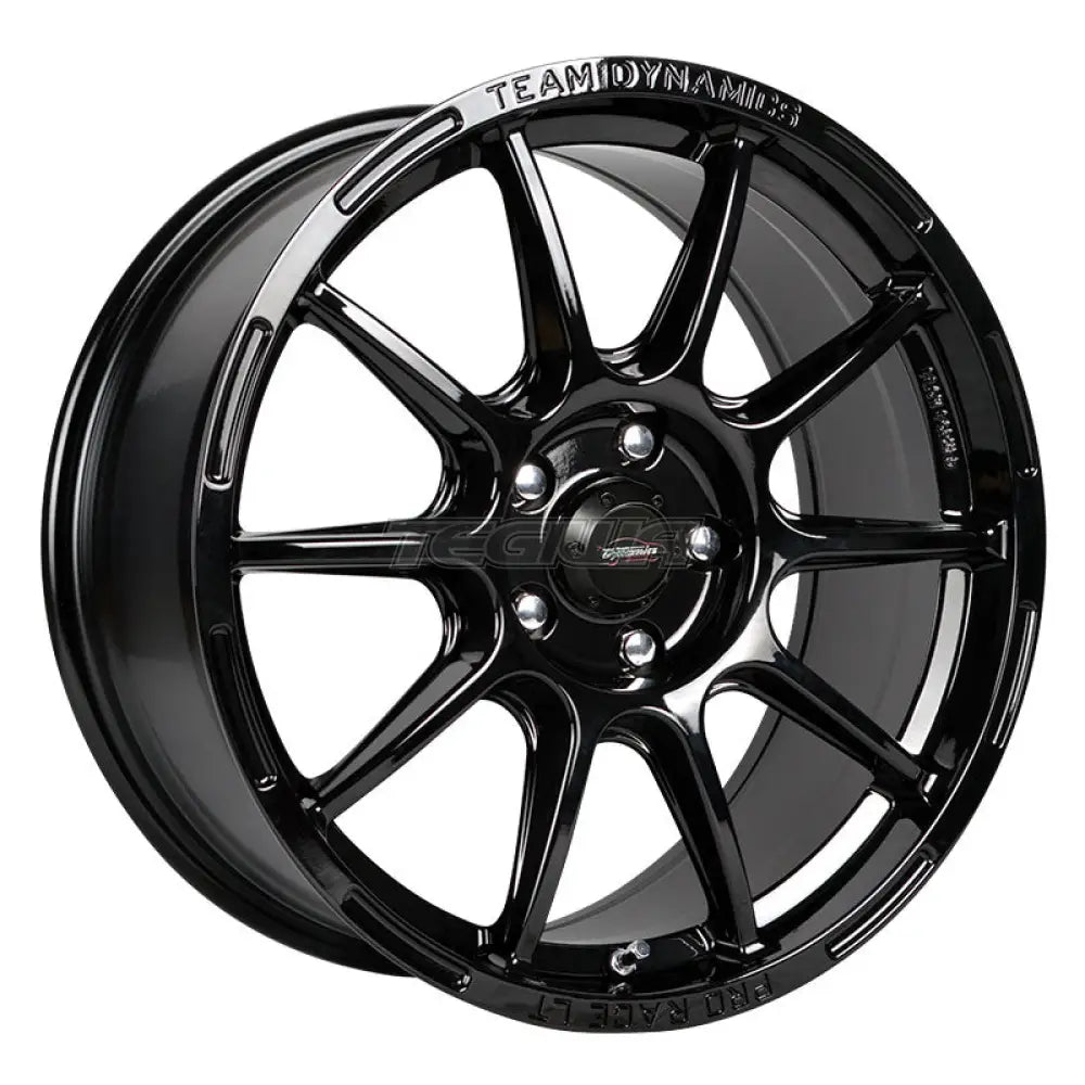Team Dynamics Pro Race LT Alloy Wheel 15x8 ET25 4x100 Gloss Black 73mm CB