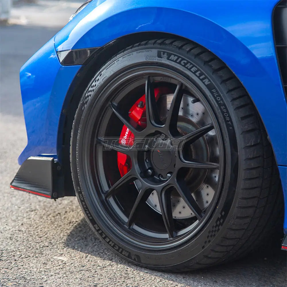 TSW Imatra 5x120 18"x9.5J ET38 Matt Black Honda Civic Type R FK8 FL5 (Aggressive Track Fitment)