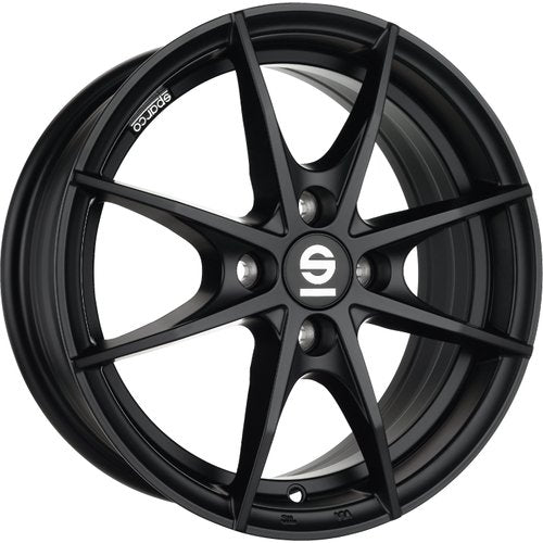 Sparco Trofeo 4 Alloy Wheel 17x7 ET47 4x108 Matt Black 63.34mm CB - CLEARANCE