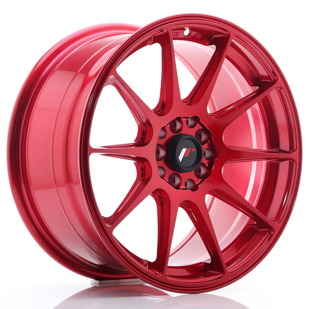 Japan Racing JR11 Alloy Wheel 17x8.25 ET35 5x100 5x114.3 Red 73.1mm CB