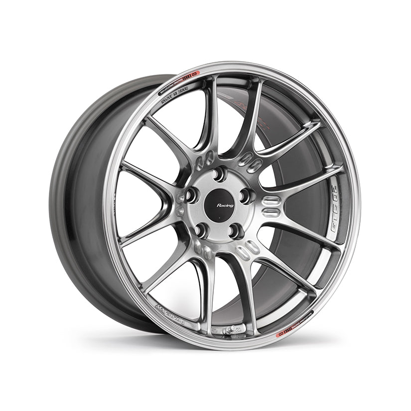 Enkei GTC02 Alloy Wheel 18x9 ET25 5x112 Hyper Silver 66.5mm