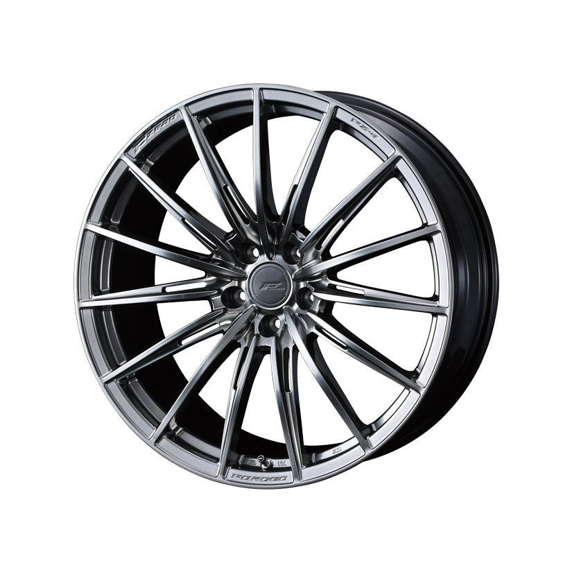 F Zero FZ-4 Alloy Wheel 19x8 5x114.3 ET35 Diamond Black 73mm CB