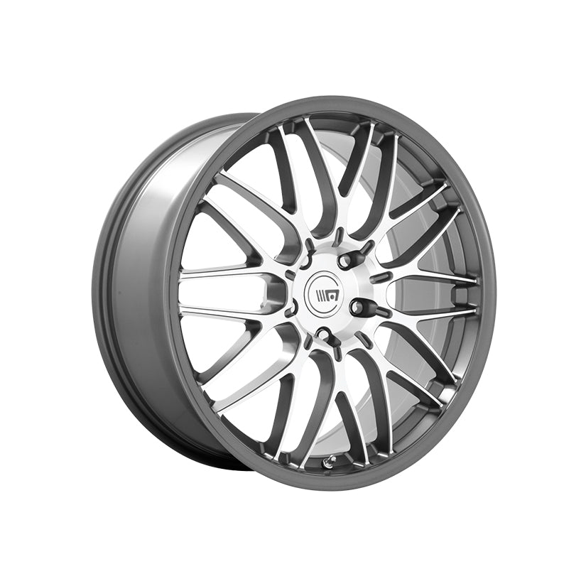 Motegi MR153 Alloy Wheel 18x8.5 ET45 5x112 Machined Gunmetal 66.56mm CB