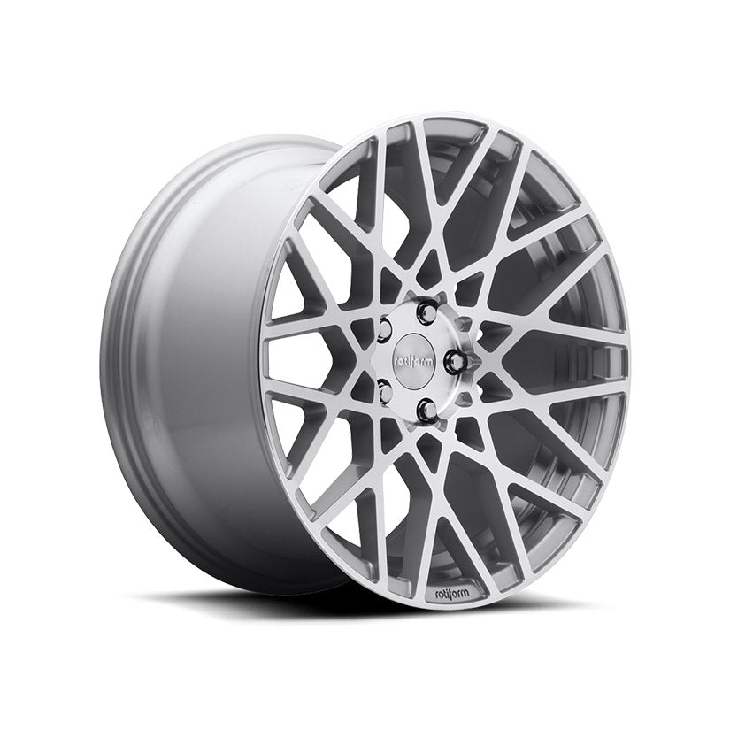 Rotiform BLQ Alloy Wheel 18x8.5 ET45 5x112 Gloss Silver Machined Face 66.56mm CB