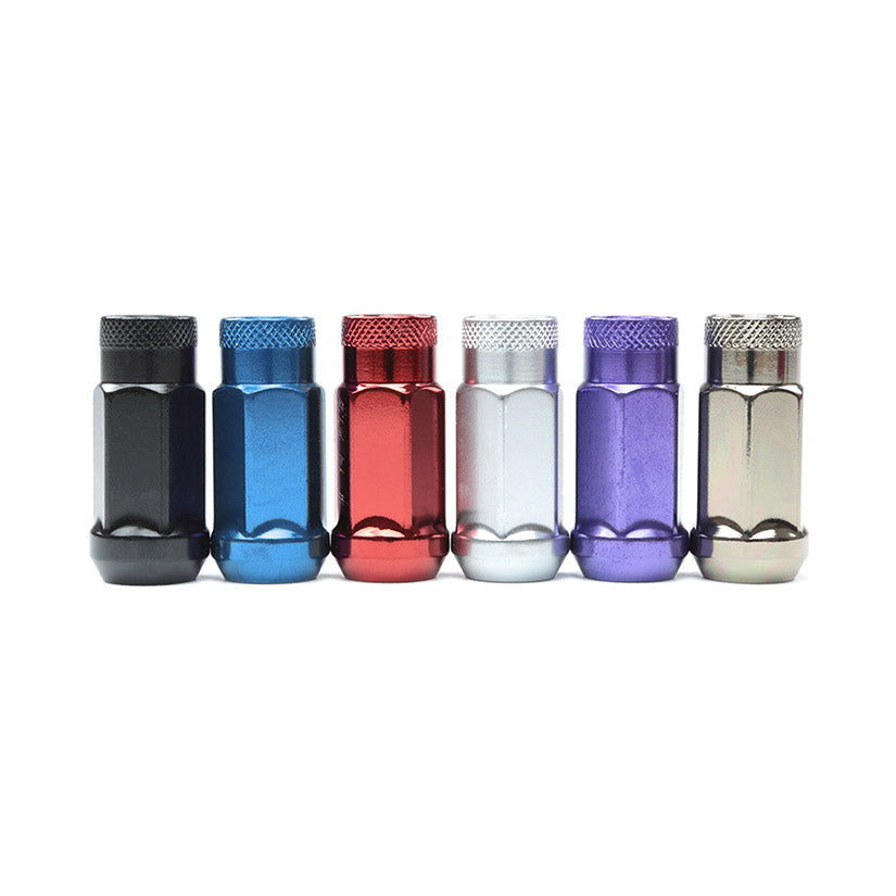 Monster Lug Open Wheel Nuts M14 x 1.5 Red 20 Pack